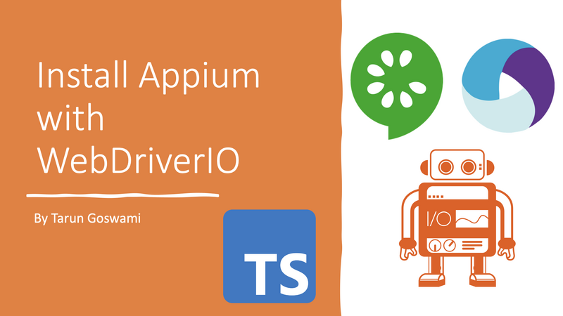 Install Appium with WebDriverIO